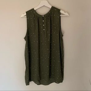 LOFT Floral Tank / Blouse